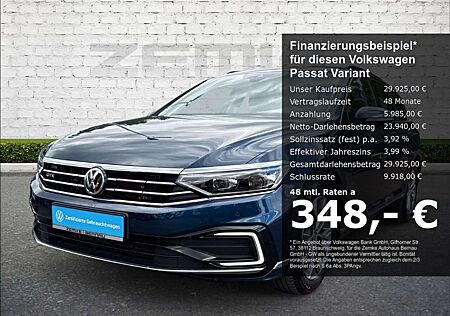 VW Passat Variant Volkswagen 1.4 TSI GTE AHK-klappbar Navi Digitales Cockpit Ma