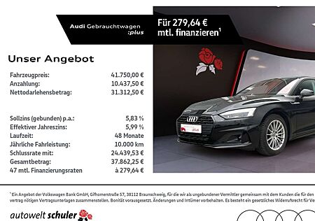 Audi A5 Sportback 35 2.0 TDI S-tronic advanced AHK RFK Ma