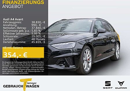 Audi A4 40 TFSI Q 2x S LINE LM19 KAMERA NAVI+ V