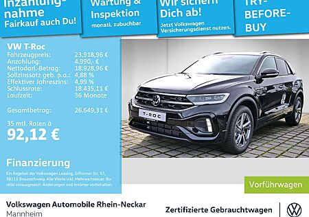 VW T-Roc Volkswagen 1.0 TSI R-Line LED Radio uvm
