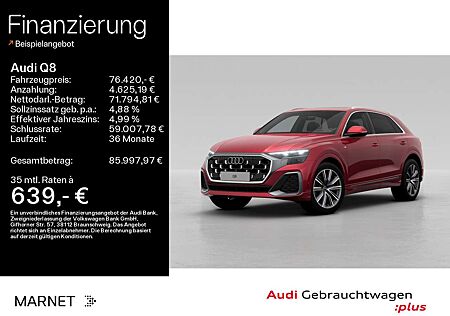 Audi Q8 50 TDI quattro S line*Navi*Matrix*Alu*AHK*HUD
