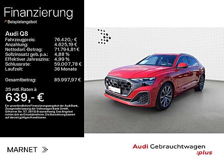 Audi Q8 50 TDI quattro S line*Navi*Matrix*Alu*AHK*HUD