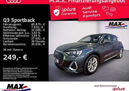 Audi Q3 35 TDI S-LINE +LED+KAMERA+SITZHZG+