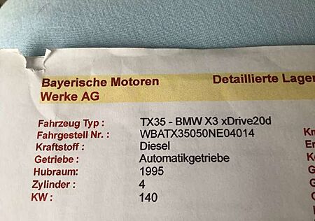 BMW X3 xDrive20d Aut. xLine
