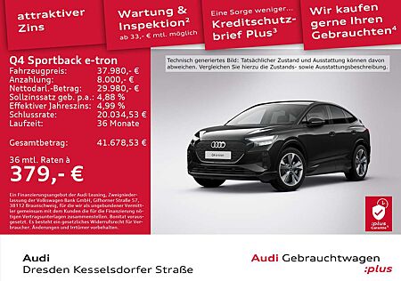 Audi Q4 e-tron Q4 Sportback 40 e-tron Kamera LED Navi HUD