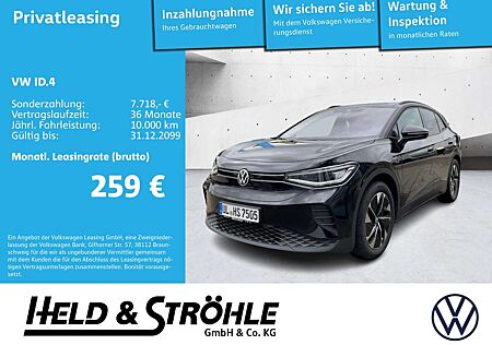 VW ID.4 Volkswagen Pro 210 kW PANO+AHK+MATRIX+360°KAM+HuD+ACC