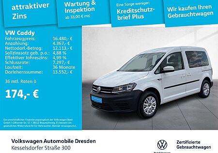 VW Caddy Volkswagen Trendl. 2.0 TDI Navi AHZV PDC GRA