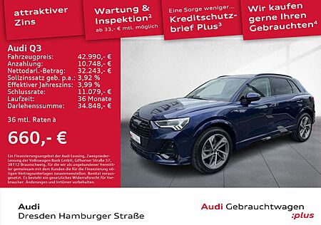 Audi Q3 35 TFSI S line LED AHZV S tronic