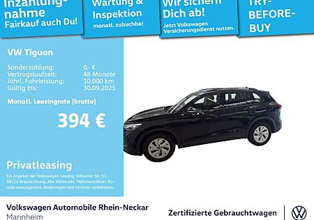 VW Tiguan Volkswagen 1.5 eTSI DSG GAR2029 Navi AHK Kamera uvm
