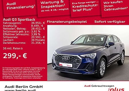 Audi Q3 35 TFSI S tr. AHK VIRTUAL NAVI LED
