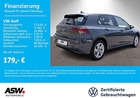 VW Golf Volkswagen Life 1.5 TSI Navi LED ACC VC SHZ PDC v/h