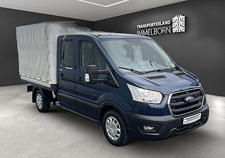 Ford Transit Pritsche 310 L2 Doka 7-Sitze+Klima+Tempo