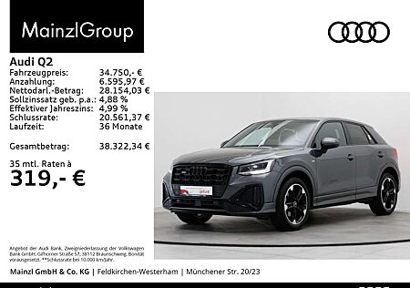 Audi Q2 35 TDI quattro S tronic S line AHK Kam. SHZ