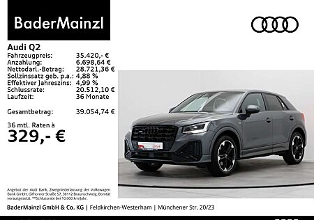 Audi Q2 35 TDI quattro S tronic S line AHK Kam. SHZ