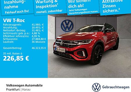 VW T-Roc Volkswagen 2.0 TSI DSG R-Line Navi IQ.Light DAB+ Fron