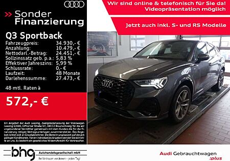 Audi Q3 45 TFSIe S tronic S line e-tron Nav