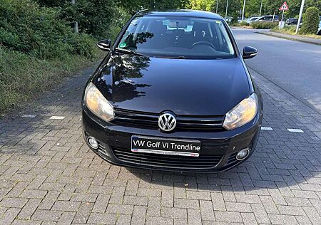 VW Golf Volkswagen 1.6 TDI DPF Trendline Schwarz Perleffekt