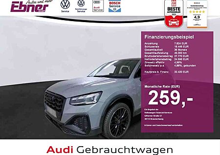 Audi Q2 gebraucht kaufen Audi Q2 S-LINE BLACK MATT 35TFSI DSG MATRIX+KEYLESS+NAVI+A
