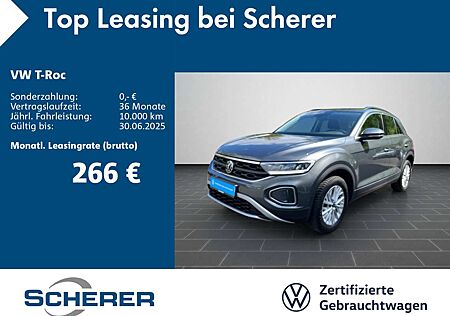 VW T-Roc Volkswagen Life 1.0 TSI, NAVI, SHZ, ACC, APP, LED, CO