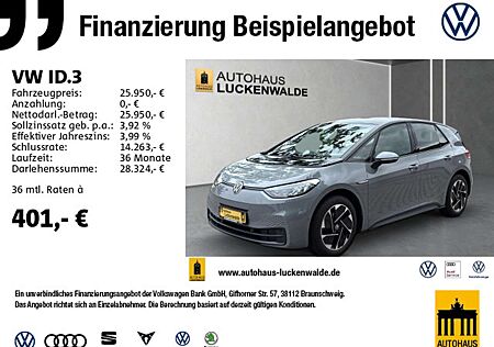 VW ID.3 Volkswagen Pro Performance *ACC*LED*R-CAM*SHZ*
