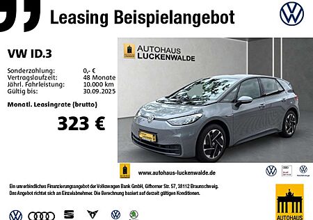 VW ID.3 Volkswagen Pro Performance *ACC*LED*R-CAM*SHZ*