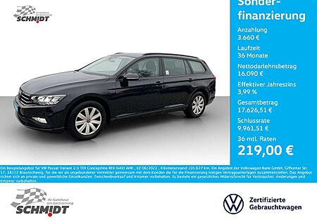 VW Passat Variant Volkswagen 2.0 TDI Conceptline RFK NAVI AHK