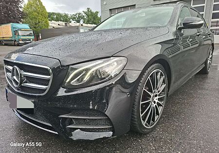 Mercedes-Benz E 200 E 200d-T-AMG-9G-Beige-Burmester-AHK-20Zoll-Night-P
