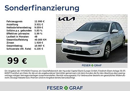 VW Golf Volkswagen e- Navi Sitzhzg. LED App-Connect