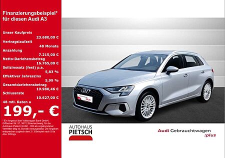 Audi A3 Sportback 40 TFSI e advanced Keyless Sportsitze