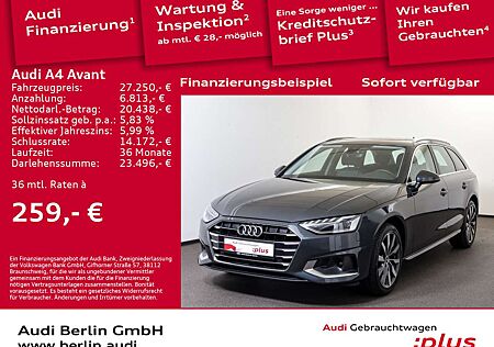 Audi A4 advanced 35 TFSI S tr. RFK LED ACC PANO