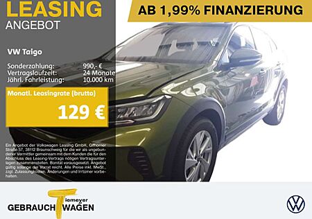 VW Taigo Volkswagen 1.0 TSI LIFE NAVI APP-CON LED SITZHZ