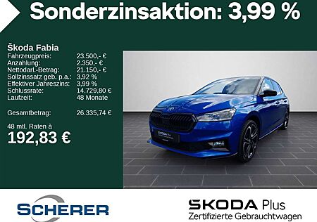 Skoda Fabia Monte Carlo 1.5 TSI DSG Navi Climatronic V
