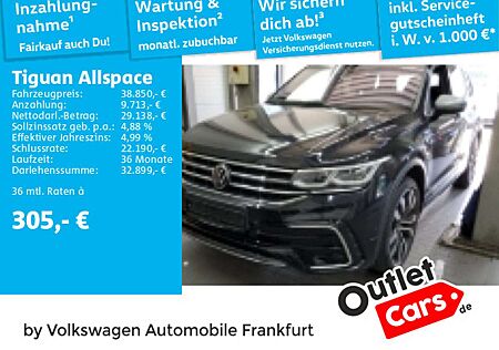 VW Tiguan Allspace Volkswagen 2.0 TDI DSG 4Motion 7 Sitze Navi