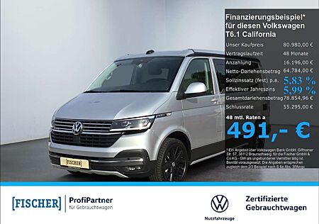 VW T6 Volkswagen .1 California Ocean 2,0 TDI 4x4 Markise DSG StdHZG Navi