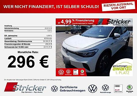 VW ID.4 Volkswagen Pro Performance 150/77 296,-ohne Anzahlung Navi A