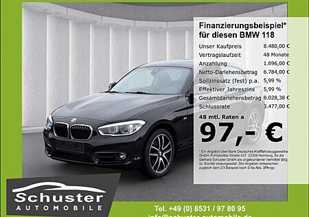 BMW 118 d xDrive Sport Line*LED Navi Tempom PDC 17*
