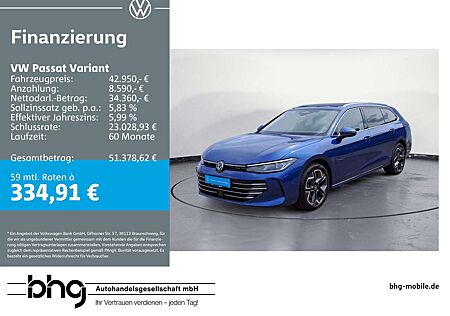 VW Passat Variant Volkswagen 2.0 TDI SCR 4Motion DSG Elegance