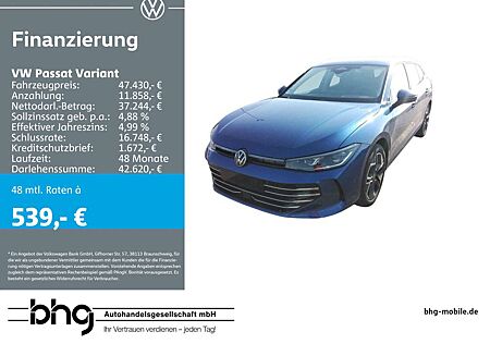 VW Passat Variant Volkswagen 2.0 TDI SCR 4Motion DSG Elegance