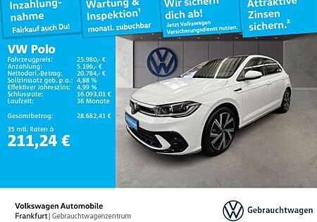 VW Polo Volkswagen 1.0 TSI DSG R-Line Navi IQ.Light DAB+ Front