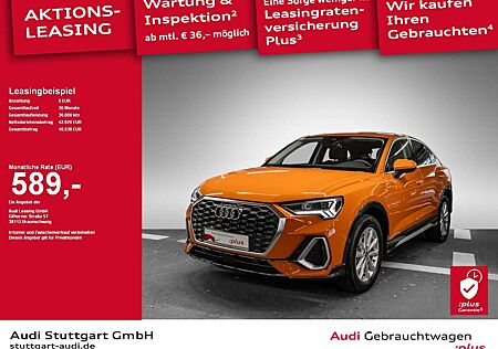 Audi Q3 Sportback S line 45 TFSI e S tronic AHK SHZ
