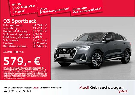 Audi Q3 35 TFSI S tronic S line AHK/ACC/Vir
