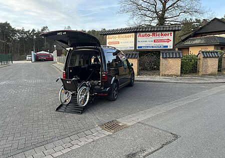 VW Caddy Volkswagen Highline, neuer Rollstuhlumbau, SITZ,STHZ, NAVI