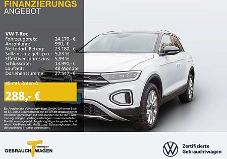 VW T-Roc Volkswagen 1.5 TSI STYLE NAVI AHK LED+ VIRTUAL