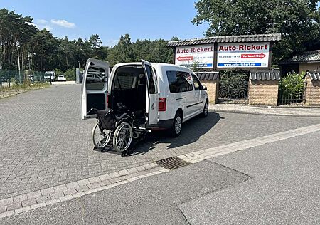 VW Caddy Volkswagen Maxi Trendline, Neuer Rollstuhlumbau, NAV, Klima