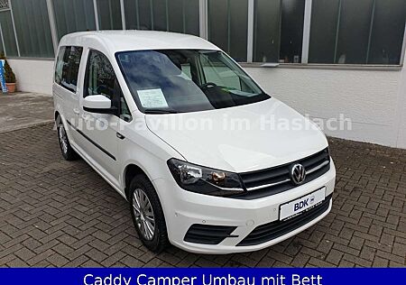 VW Caddy Volkswagen TSI Trendline Campingbett Navi Park-Assist