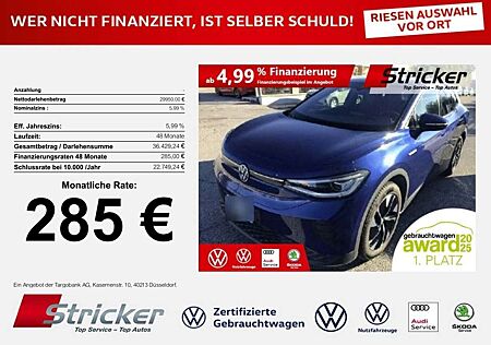 VW ID.4 Volkswagen Pro Perfomance 150/77 285,-ohne Anzahlung App-Con