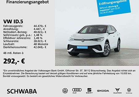 VW ID.5 Volkswagen Pro 82 kW/h Wärmep.*IQ.LIGHT*AHK*ACC*8-fach