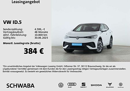 VW ID.5 Volkswagen Pro 82 kW/h Wärmep.*IQ.LIGHT*AHK*ACC*8-fach