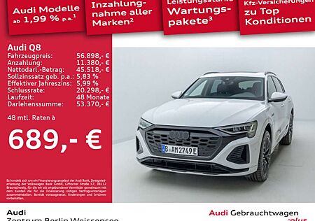 Audi Q8 e-tron Q8 S line 50 e-tron QU*MATRIX*PANO*360°*B&O3D*SH