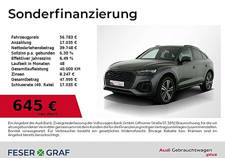 Audi Q5 Sportback 40 TDI qu S Line Int Pano,Matrix,